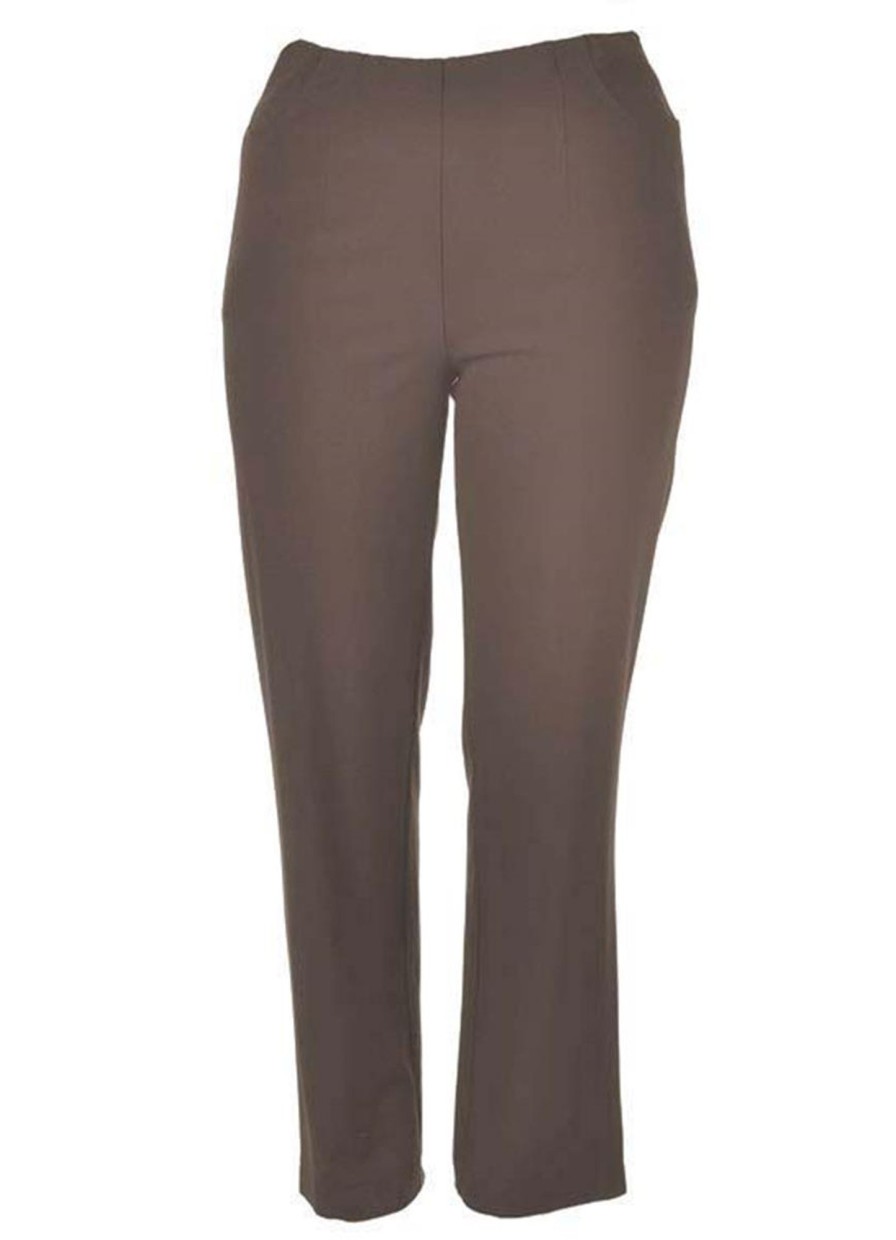 Grote Maten Mode Deze kwaliteit | Mona Lisa Pantalon Jenny 149-08 Bruin