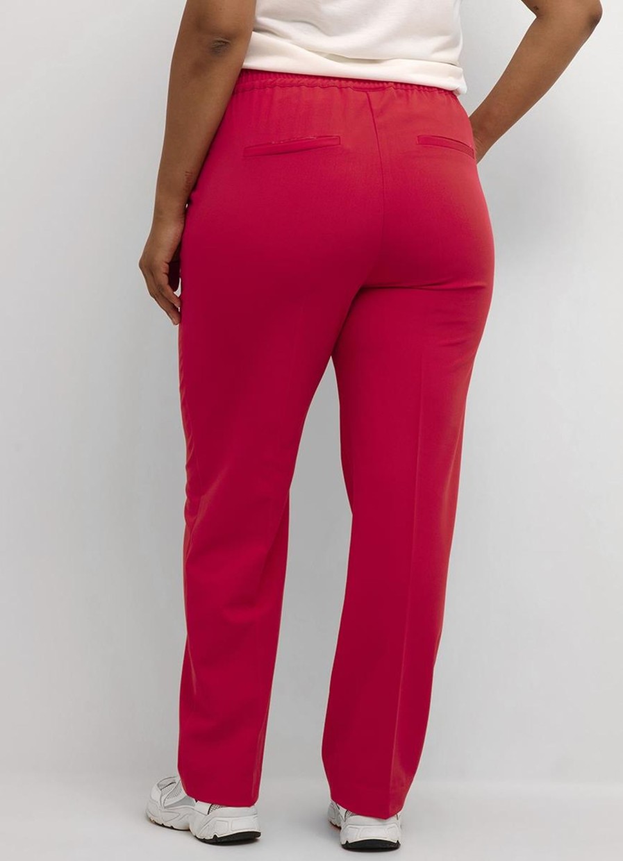 Grote Maten Mode Kaffe Curve | Kaffe Curve Pants Long Sakira 10581088 - 181856 Virtual Pink