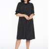 Grote Maten Mode Yoek | Yoek Dress Buttoned Dots 2217243 - 210 Dots