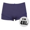 Grote Maten Mode Dit elastische | Rj Bodywear Short Pure Color 31-008-202 Donker Blauw