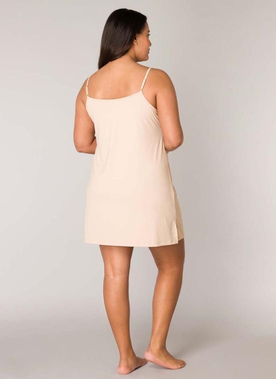 Grote Maten Mode Base Level Curvy | Base Level Curvy Onderjurk Yanira 048 Nude