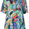 Grote Maten Mode Mona Lisa | Mona Lisa Longshirt 515-75-98 Multicolor