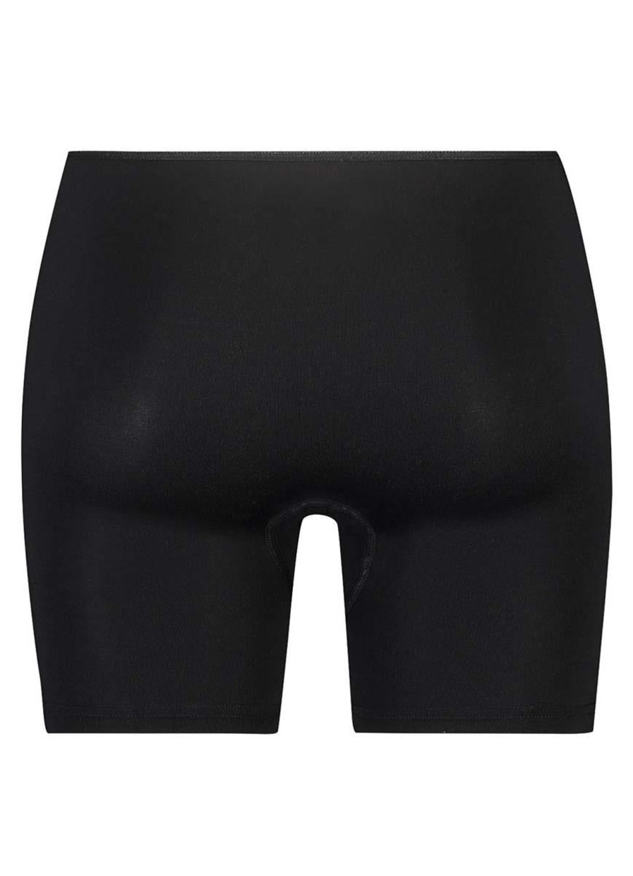 Grote Maten Mode Dit elastische | Rj Bodywear Short Extra Lange Pijp 31-021-007 Zwart