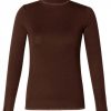 Grote Maten Mode Yesta | Yesta Top Railey A004138 - Black Coffee