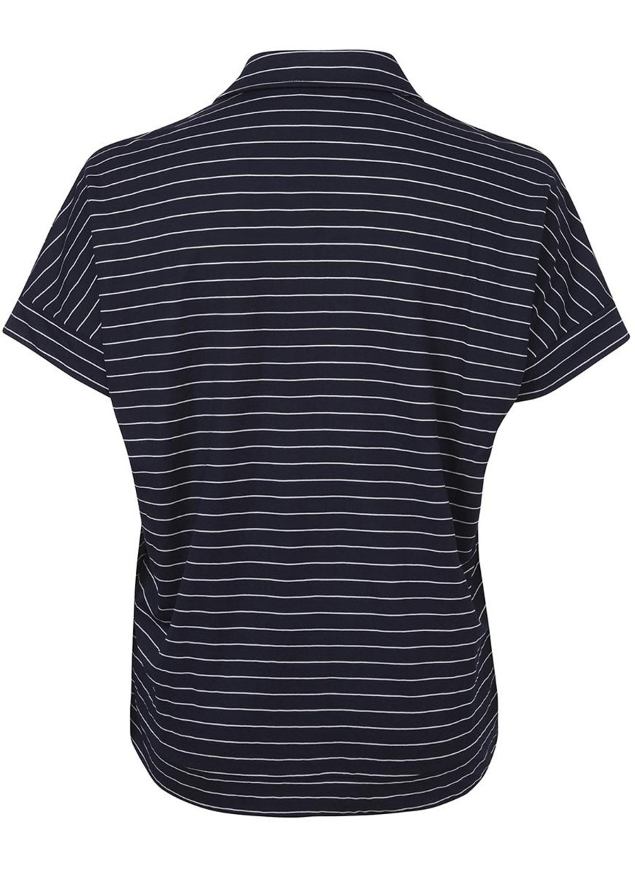 Grote Maten Mode Via Appia Due | Via Appia Due Shirt 623962 - 800950 Marine