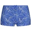 Grote Maten Mode RJ Bodywear | Rj Bodywear Short 31-016-Pd220 Royal Blue Leaf