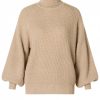 Grote Maten Mode Yesta | Yesta Top Widia A004215 - 14060 Light Khaki