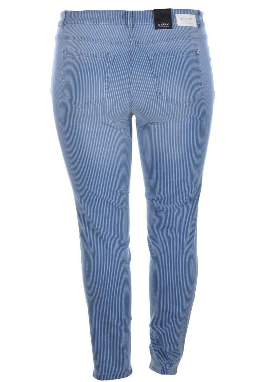 Grote Maten Mode Stark | Stark Broek Jenny 72 1403-781 Blauw