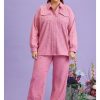 Grote Maten Mode Anyday | Anyday Pants Tuesday 8001161 - 3331 Pink Hartje