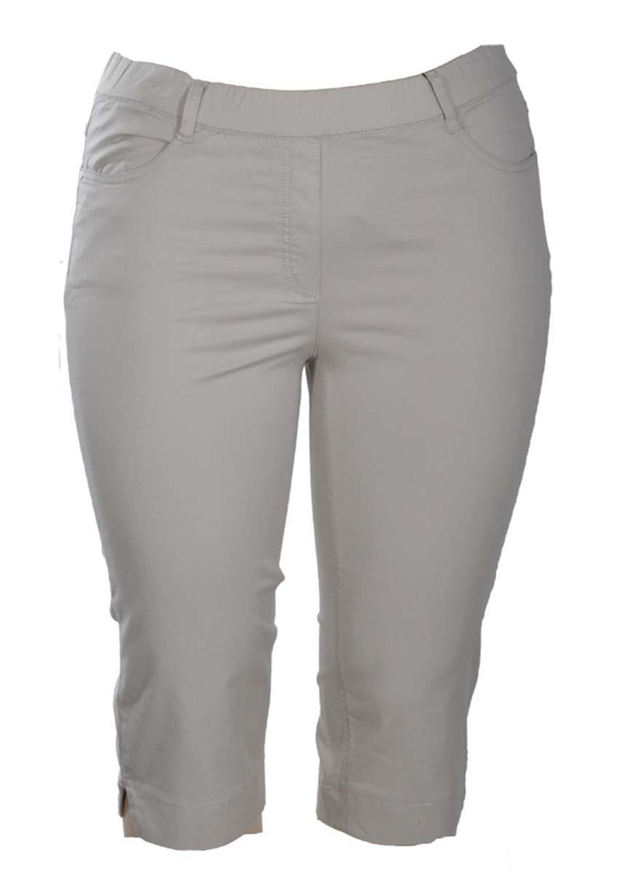 Grote Maten Mode Stark | Stark Capri Janna 44 4464-148 -23 Zand