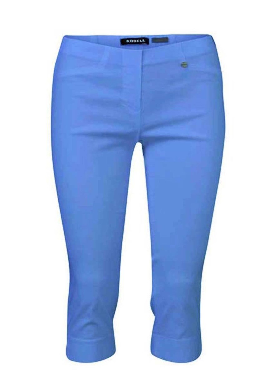 Grote Maten Mode Robell capri | Robell Marie 07 Bengaline 51576-5499 Blue 600