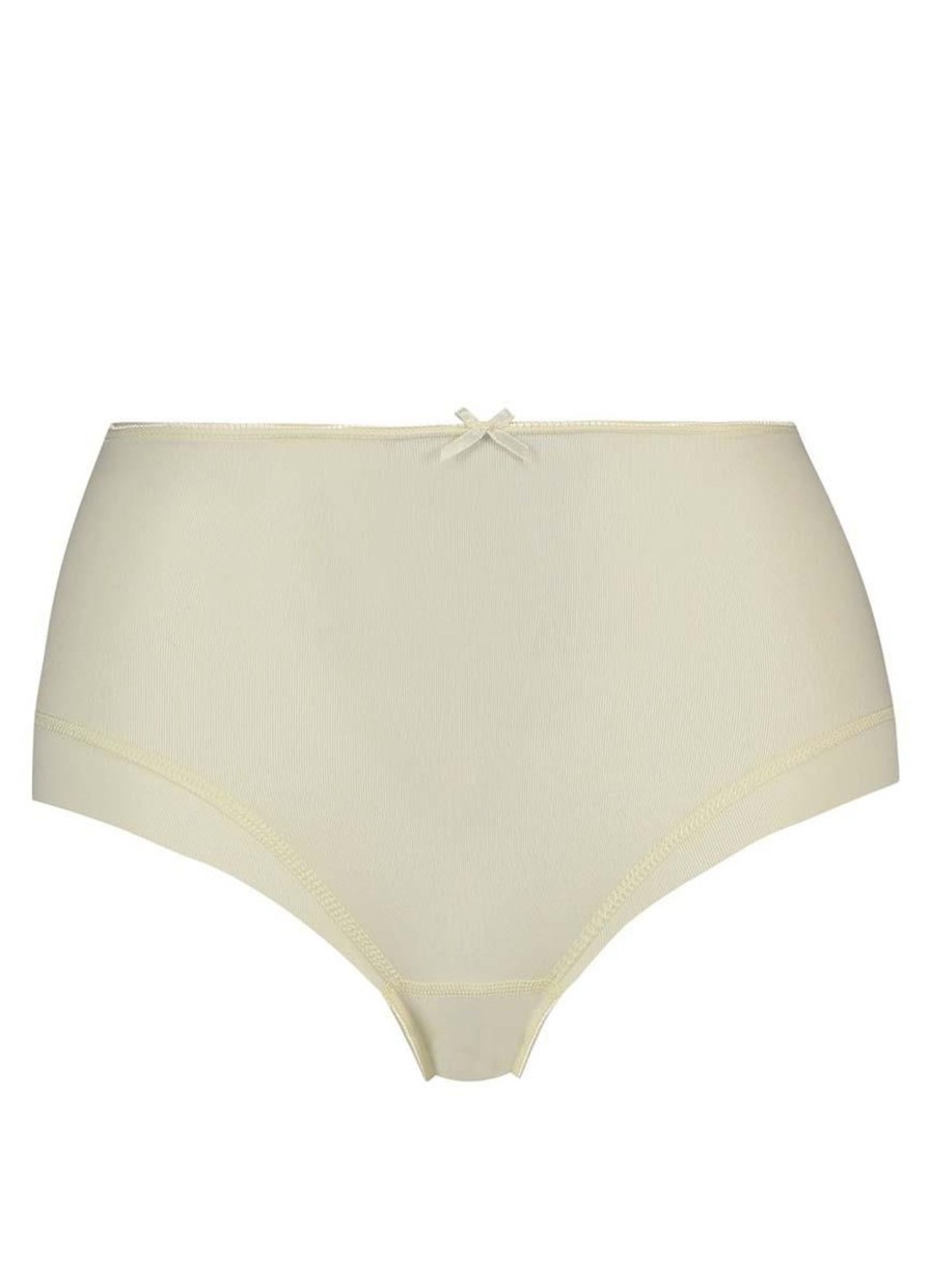 Grote Maten Mode RJ Bodywear | Rj Bodywear Maxi Slip Pure Color 30-023-197 Ivory