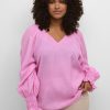 Grote Maten Mode Kaffe Curve | Kaffe Curve Blouse Stinna 10581979 - 163118 Cyclamen