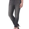 Grote Maten Mode KjBrand | Kjbrand Jegging Jenny 23476-6881-601 Nearly Black Faded