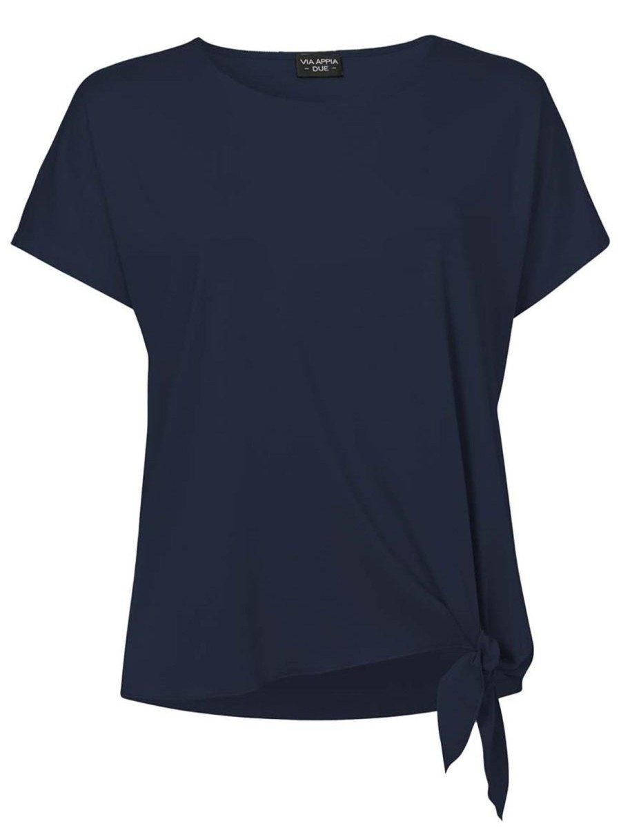 Grote Maten Mode Via Appia Due | Via Appia Due Shirt 623022 - 800 Marine