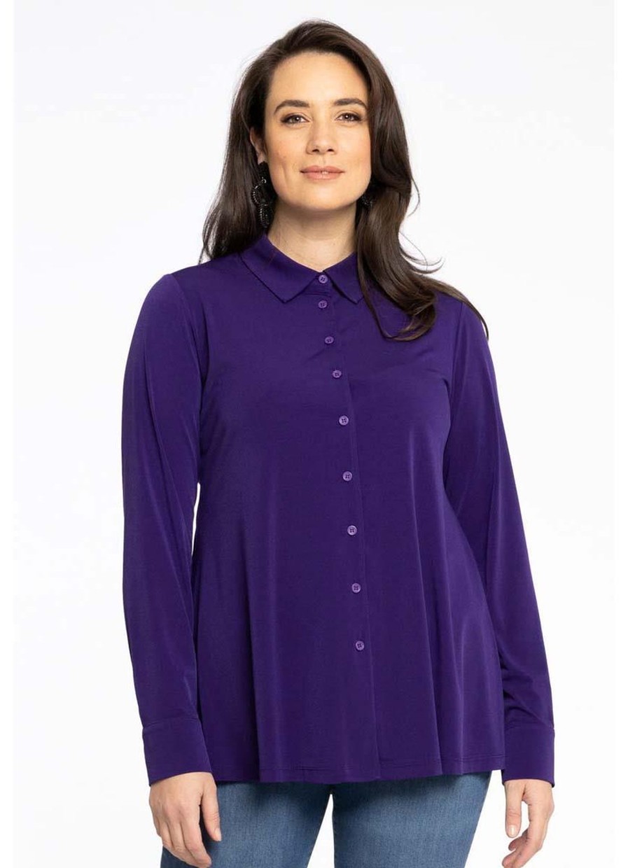 Party Items Yoek | Yoek Blouse A-Line Dolce B3748-270 Purple