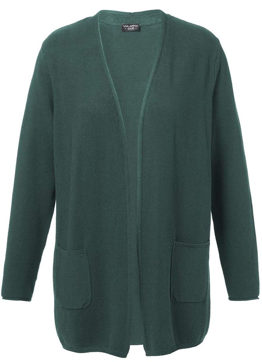 Grote Maten Mode Via Appia Due | Via Appia Due Vest 643082 - 580 Teal Green