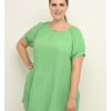 Grote Maten Mode Kaffe Curve | Kaffe Curve Tuniek Ami 10580097 - 166444 Poison Green