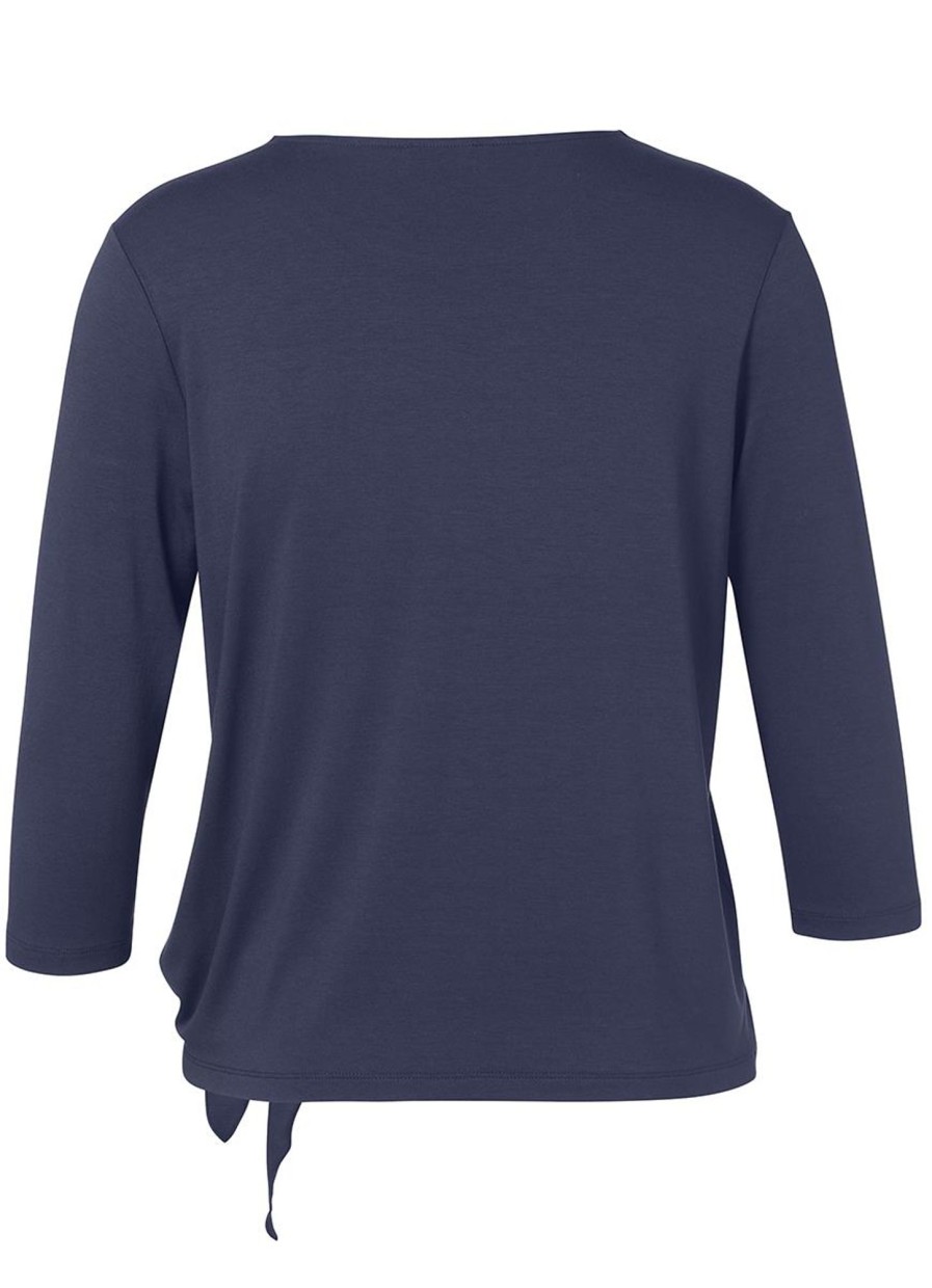 Grote Maten Mode Via Appia Due | Via Appia Due Shirt 643022 -820 Marine Blauw