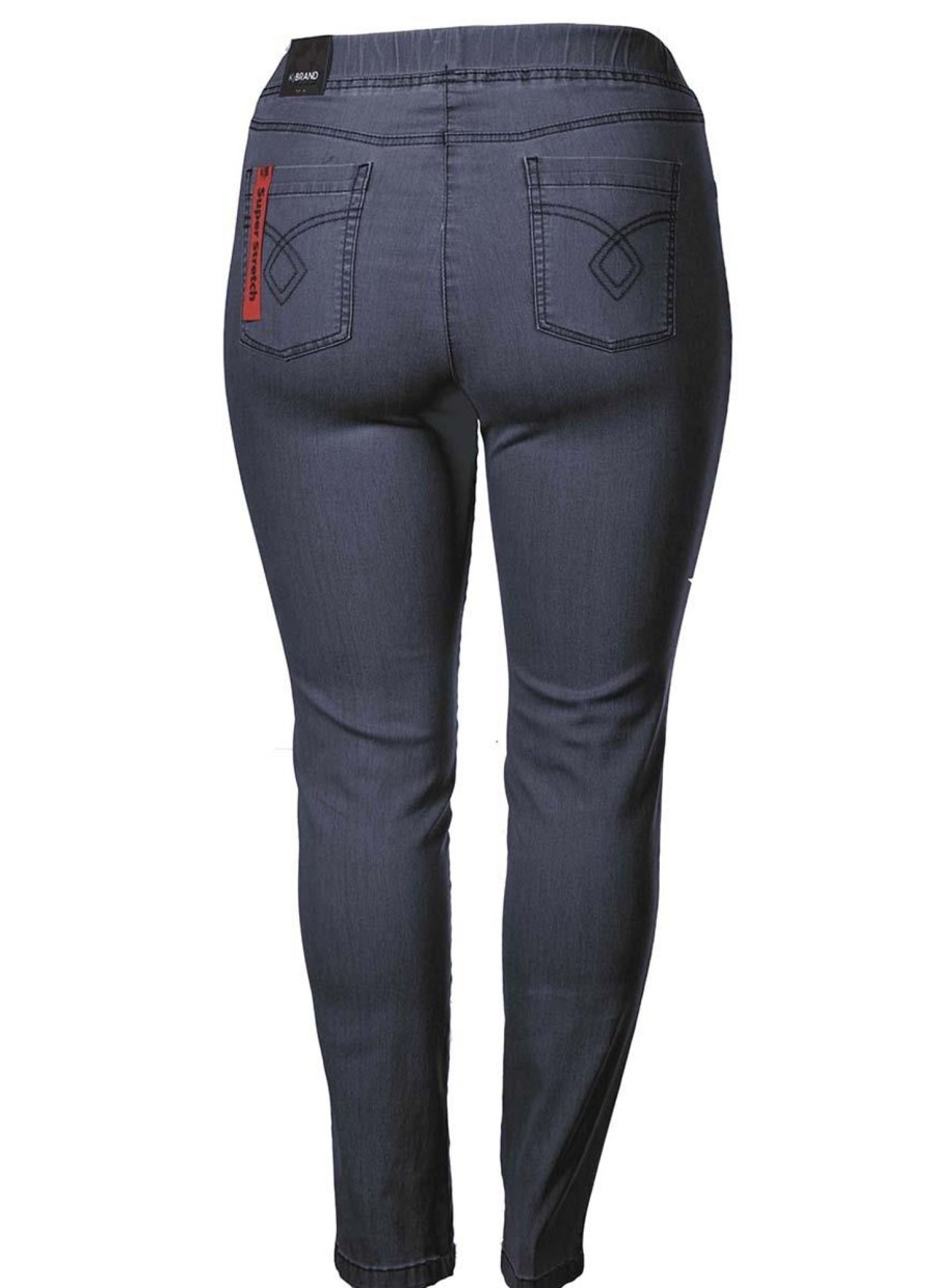 Grote Maten Mode KjBrand | Kjbrand Jegging Jenny 23473-6244-607 Jeansblauw