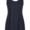 Grote Maten Mode PlusBasics | Plusbasics Singlet Long Travel 10 201 025-243 Marine