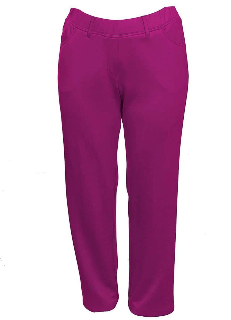 Grote Maten Mode KjBrand | Kj Brand Pantalon 25454-4923-025 Roze