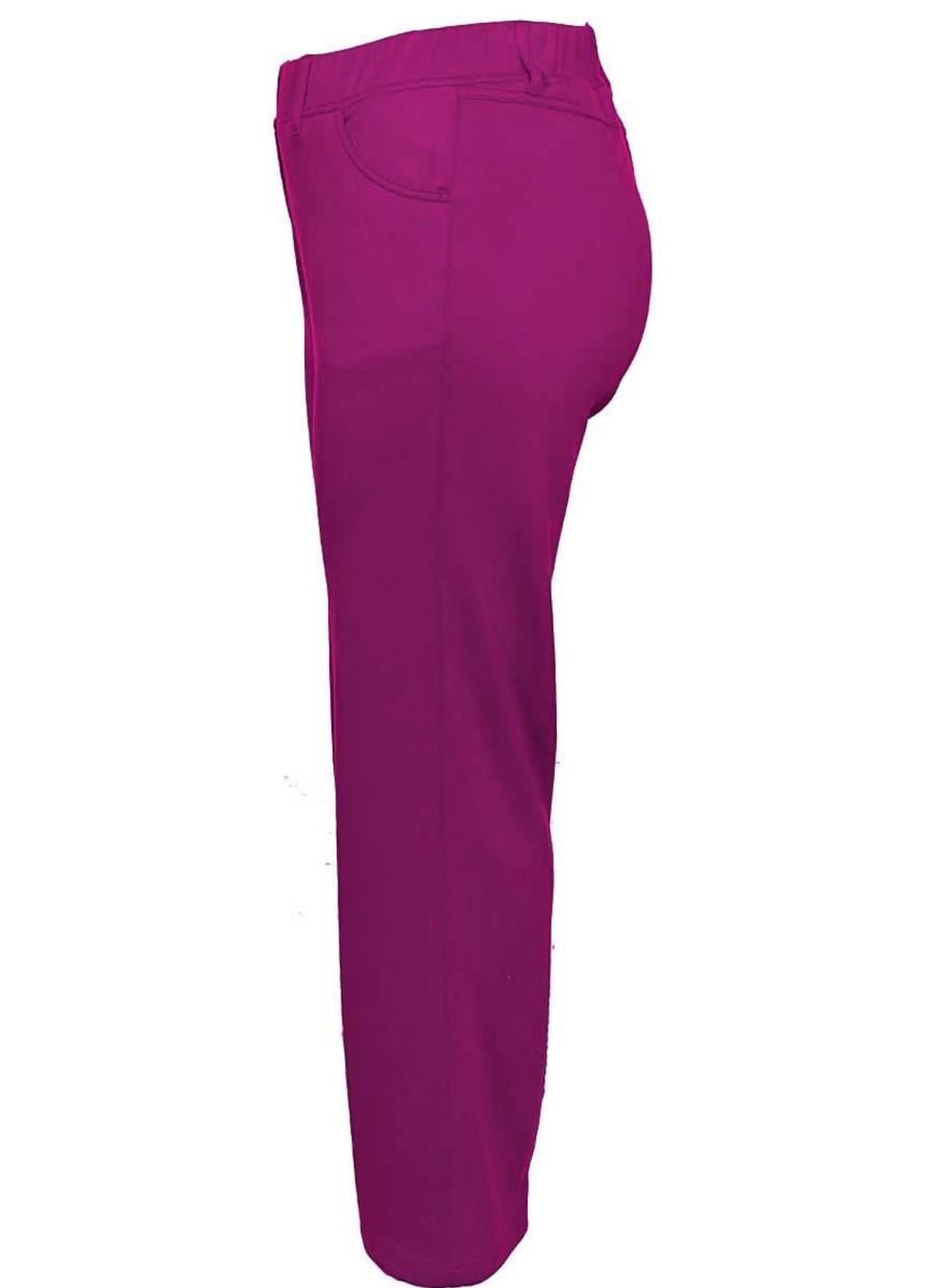 Grote Maten Mode KjBrand | Kj Brand Pantalon 25454-4923-025 Roze