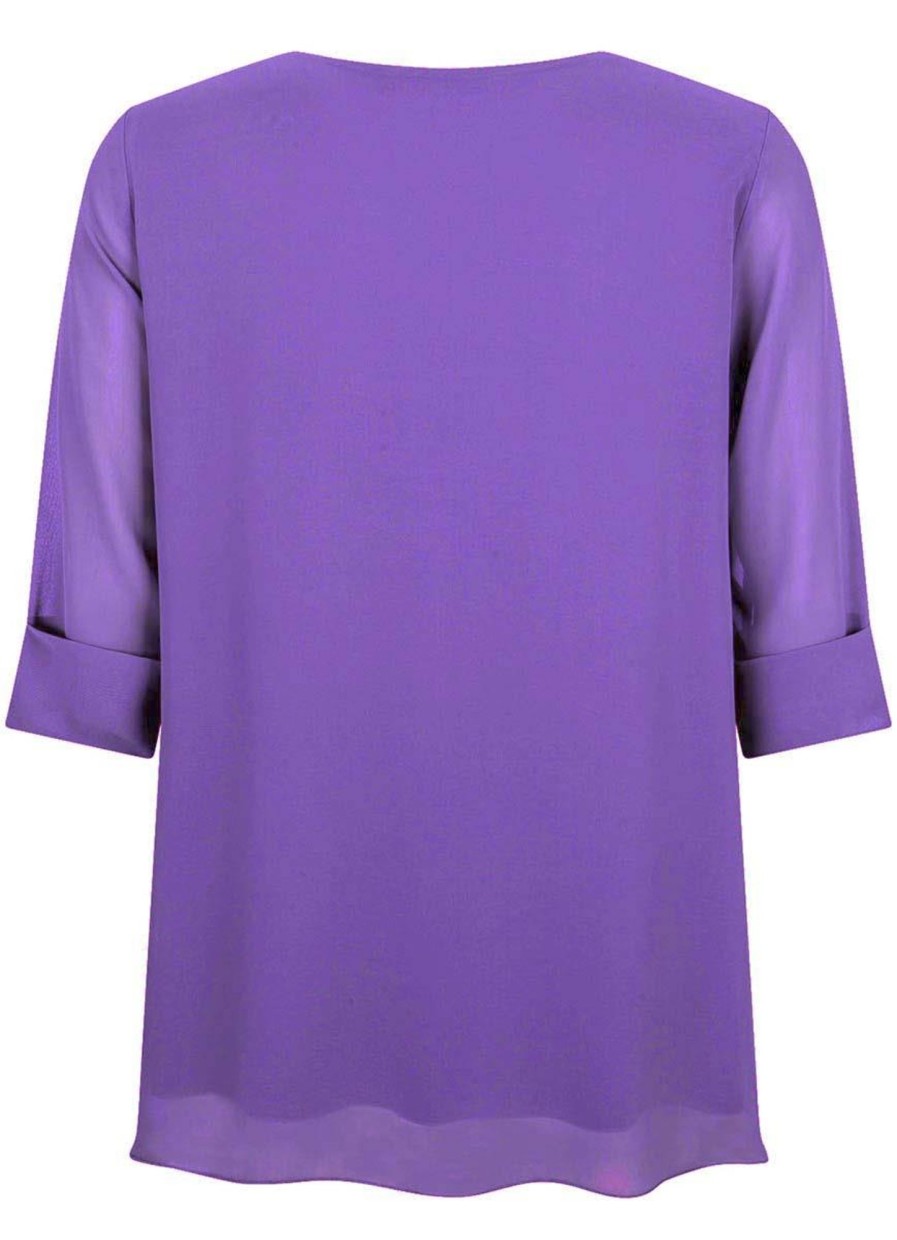 Party Items Verpass | Verpass Blouse 3052 - 74 Violett