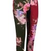 Grote Maten Mode PlusBasics | Plusbasics Pants Long Travel 18201064 - 687 Indian Flowers