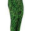 Grote Maten Mode Plusbasics | Plusbasics Pants 7/8 Travel 18201063 - 571 Lime Leopard