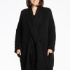 Grote Maten Mode Yoek | Yoek Vest Shawl Collar 9512796 - 210 Black