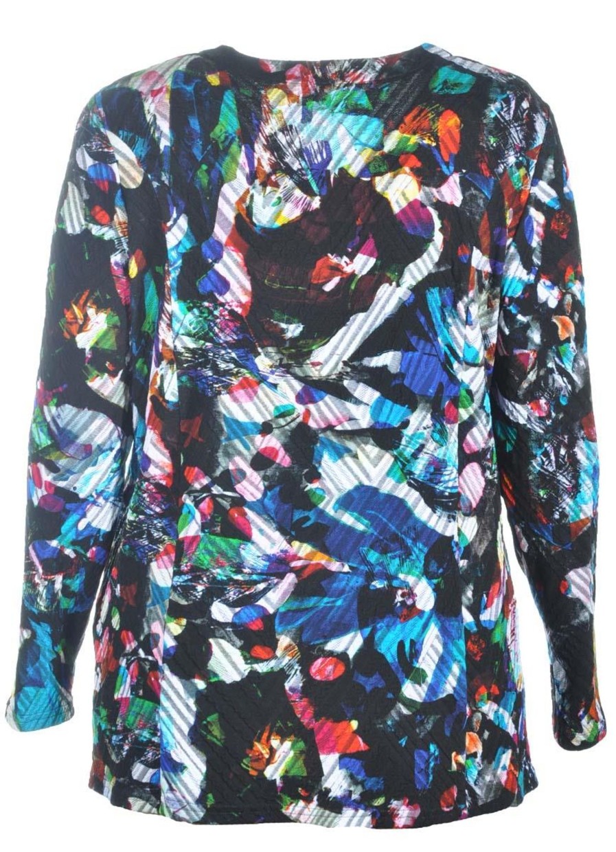 Grote Maten Mode Mona Lisa | Mona Lisa Shirt 201-19-98 Multicolor