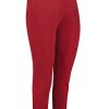 Grote Maten Mode PlusBasics | Plusbasics Jogger Pant Travel 10201074 - 104 Ruby Red