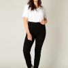 Grote Maten Mode Base Level Curvy | Base Level Curvy Jeans Faya 013 Black