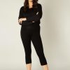 Grote Maten Mode Base Level Curvy | Base Level Curvy Legging Audrey 025 Black