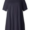 Grote Maten Mode Base Level Curvy | Base Level Curvy Jurk Abernathy 027 Dark Blue