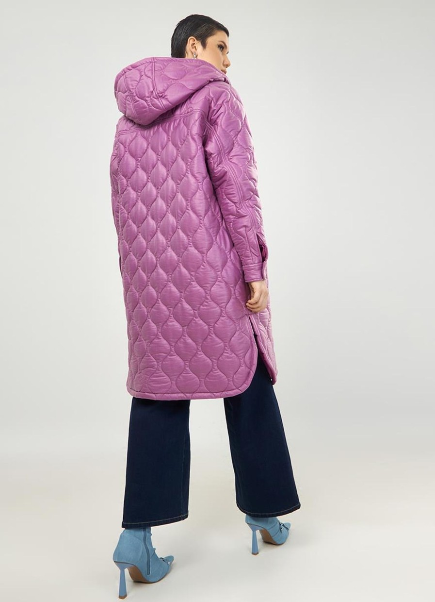 Grote Maten Mode Mat Fashion | Mat Fashion Jacket 8003.4037.N Magenta