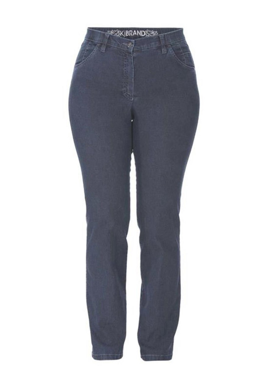 Grote Maten Mode KjBrand | Kjbrand Broek Betty 24618-6244-607 Jeansblauw