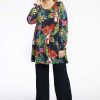 Grote Maten Mode Yoek | Yoek Tuniek Janice Bl194586 - 230 Navy Multi