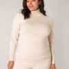 Grote Maten Mode Base Level Curvy | Base Level Curvy Coltrui Yuena 066 Light Beige