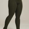 Grote Maten Mode Sandgaard | Sandgaard Legging Amsterdam Sg102 Khaki