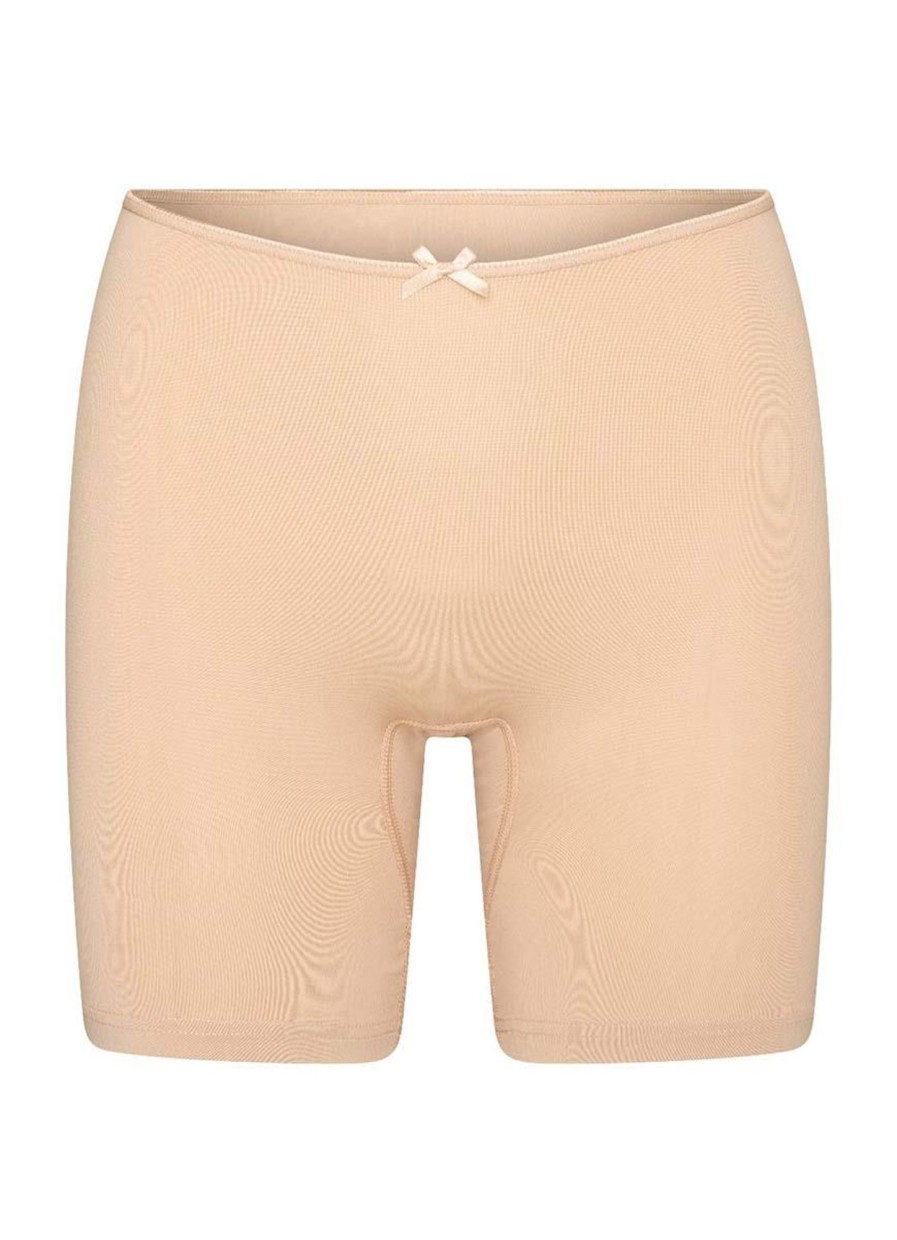 Grote Maten Mode Dit elastische | Rj Bodywear Short Extra Lange Pijp 31-021-302 Nude