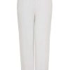 Grote Maten Mode Yoek | Yoek Broek Long Linen B5521 - 201 White