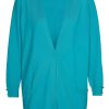 Grote Maten Mode Xandres | Xandres Vest Huri 28948-01 -2660 Dark Aqua