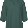 Grote Maten Mode Via Appia Due | Via Appia Due Shirt 643030 - 580 Teal Green