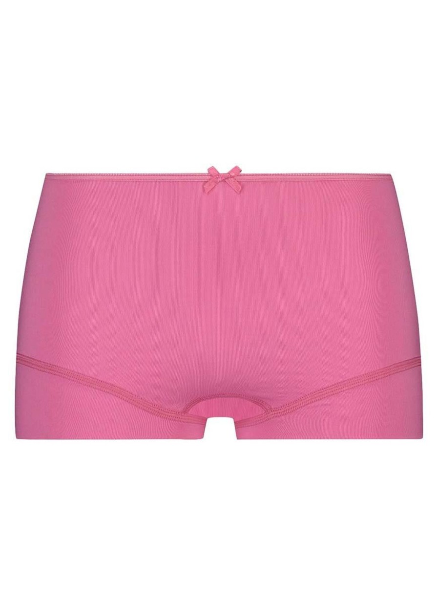 Grote Maten Mode Dit elastische | Rj Bodywear Short Pure Color 31-008-271 Roze