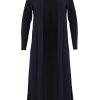 Grote Maten Mode Yoek | Yoek Vest Pleated Long Dolce B2521 - 230 Navy