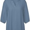 Grote Maten Mode Via Appia Due | Via Appia Due Shirt 643030 - 840 Skyblue