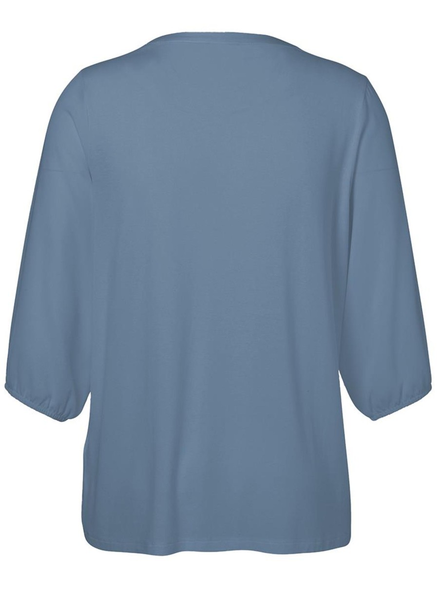 Grote Maten Mode Via Appia Due | Via Appia Due Shirt 643030 - 840 Skyblue