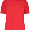 Grote Maten Mode Plusbasics | Plusbasics Polo Shirt Travel 10223172 - 027 Red